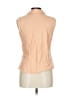 edward Orange Sleeveless Button-Down Shirt Size L - photo 2