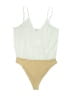 WAYF 100% Polyester Ivory White Bodysuit Size M - photo 1