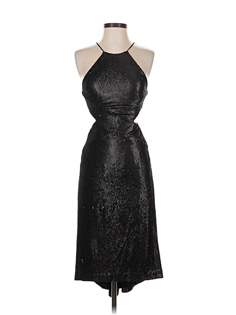 Halston Heritage Cocktail Dress In Black
