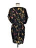 Bar III 100% Polyester Print Black Casual Dress Size M - photo 2