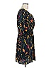 Bar III 100% Polyester Print Black Casual Dress Size M - photo 4