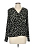 MICHAEL Michael Kors Black Long Sleeve Blouse Size M - photo 1