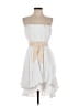 Robert Rodriguez 100% Polyester White Cocktail Dress Size 6 - photo 1