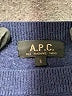 APC Stripes Blue Turtleneck Sweater Size S - photo 6