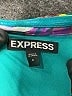 Express 100% Polyester Tropical Blue Cocktail Dress Size 0 - photo 7