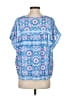 Vineyard Vines 100% Rayon Blue Short Sleeve Blouse Size S - photo 2