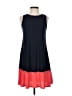Annalee + Hope Color Block Blue Casual Dress Size S - photo 1