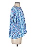 Vineyard Vines 100% Rayon Blue Short Sleeve Blouse Size S - photo 4