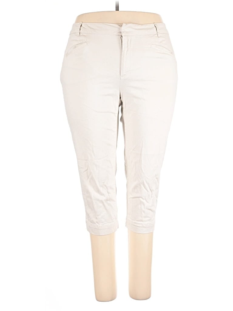 Pre-owned St. John's Bay Casual Pants In White