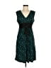Perseption Tweed Teal Cocktail Dress Size M (estimated) - photo 1