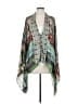 KAS 100% Polyester Teal Kimono Size XS - Sm - photo 1