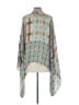 KAS 100% Polyester Teal Kimono Size XS - Sm - photo 2