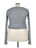 Ancosti Metallic Silver Cardigan Size M - photo 2