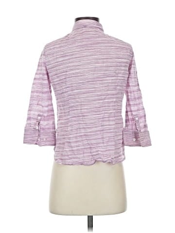 JCPenney 3/4 Sleeve Button-Down Shirt (view 2)