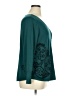 Chico's Paisley Teal Pullover Sweater Size XL (3) - photo 4
