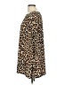Chico's Animal Print Brown Casual Dress Size Med (1) - photo 5