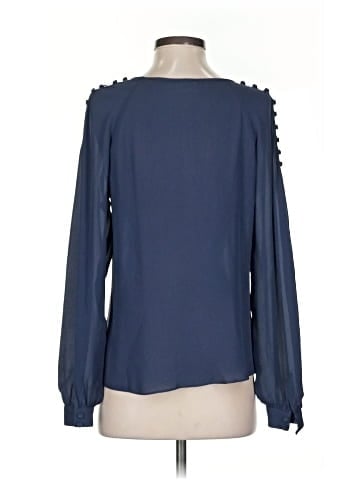 Parker Long Sleeve Silk Top (view 2)
