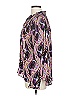Rose + Olive 100% Polyester Paisley Purple Long Sleeve Blouse Size L - photo 5