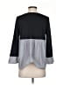 Ann Taylor LOFT Gray Black 3/4 Sleeve Top Size S - photo 2