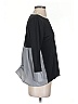 Ann Taylor LOFT Gray Black 3/4 Sleeve Top Size S - photo 4