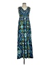 Chico's Paisley Blue Casual Dress Size Sm (0) - photo 1