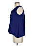 BCBGMAXAZRIA 100% Polyester Blue Sleeveless Blouse Size XXS - photo 5