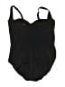 Tropical Escape Black Bodysuit Size 14 - photo 2