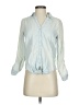 Soft Joie Blue 3/4 Sleeve Button-Down Shirt Size XS - photo 1