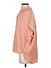 Madewell 100% Viscose Solid Orange 3/4 Sleeve Button-Down Shirt Size S - photo 5
