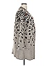 Nine West Animal Print Gray Cardigan Size XXL - photo 4