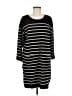 Max Studio Stripes Black Casual Dress Size M - photo 1
