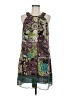 Kenar 100% Polyester Paisley Purple Cocktail Dress Size 8 - photo 1