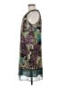 Kenar 100% Polyester Paisley Purple Cocktail Dress Size 8 - photo 5