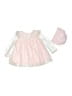 Nannette 100% Polyester Pink Dress Size 2T - photo 2