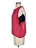 Verty Color Block Red Short Sleeve Blouse Size S - photo 5