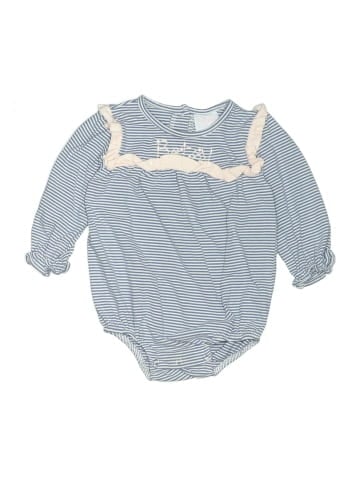 Stitchy Fish Long Sleeve Onesie (view 1)