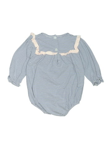Stitchy Fish Long Sleeve Onesie (view 2)