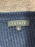 1.State Black Blue Pullover Sweater Size L - photo 7