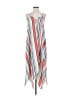 Bar III 100% Polyester Stripes White Gray Casual Dress Size XS - photo 1