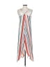 Bar III 100% Polyester Stripes White Gray Casual Dress Size XS - photo 2