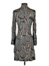 Curtsey Print Gray Cocktail Dress Size XS - photo 2