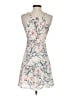 Express 100% Polyester Floral Ivory Cocktail Dress Size 2 - photo 2