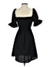 Unbranded 100% Polyester Solid Black Cocktail Dress Size S - photo 2