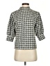 Ann Taylor Houndstooth Gray 3/4 Sleeve Blouse Size XXS - photo 1