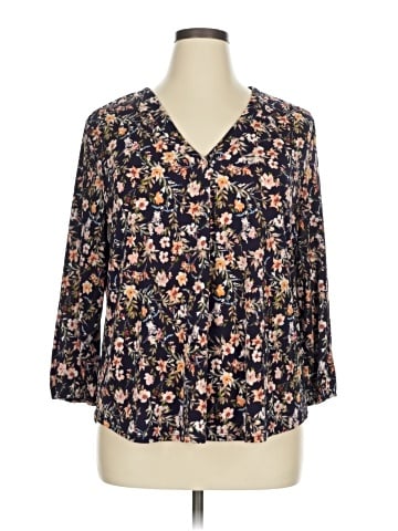 TWO by Vince Camuto 3/4 Sleeve Blouse (view 1)