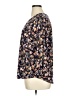 TWO by Vince Camuto Floral Black Gray 3/4 Sleeve Blouse Size XL - photo 5