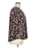 TWO by Vince Camuto Floral Black Gray 3/4 Sleeve Blouse Size XL - photo 4