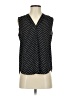 Vince Camuto 100% Polyester Polka Dots Black Sleeveless Blouse Size XS - photo 1