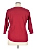 Ruby Rd. Burgundy 3/4 Sleeve T-Shirt Size 1X - photo 2