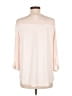 Left Coast by Dolan 100% Polyester Ivory 3/4 Sleeve Blouse Size M - photo 2
